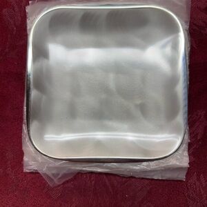 WMF Ikora‎ Hand Finished Brushed silver plated snack appetizer plates 5”lot Of 6